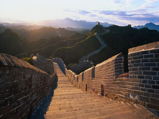 Badaling Great Wall in Dusk