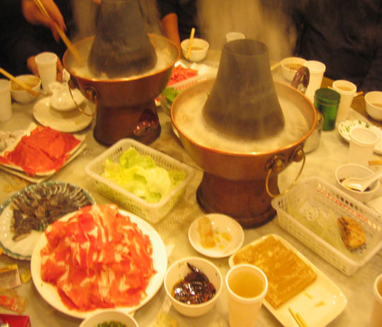 Beijing Hot Pot Eating