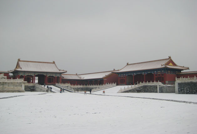 Forbidden City in Snow