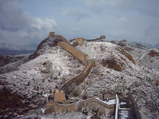 Jinshangling Great Wall in Early Winter