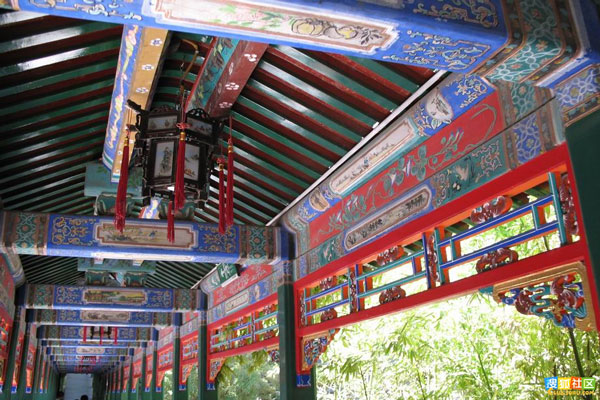 The traditional Roof in Prince Gong's Mansion