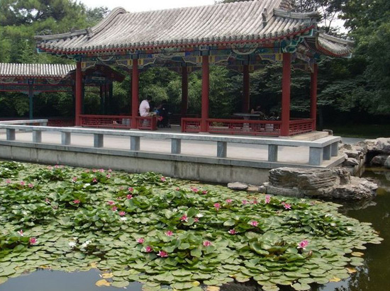 Pavilion in Temple Of Earth