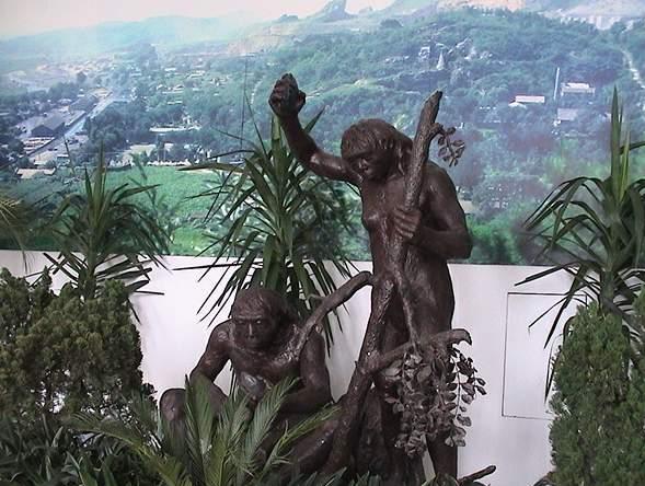 The Peking Man at Zhoukoudian Cave