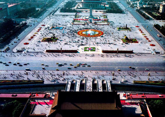 Overlook of Tiananmen Square