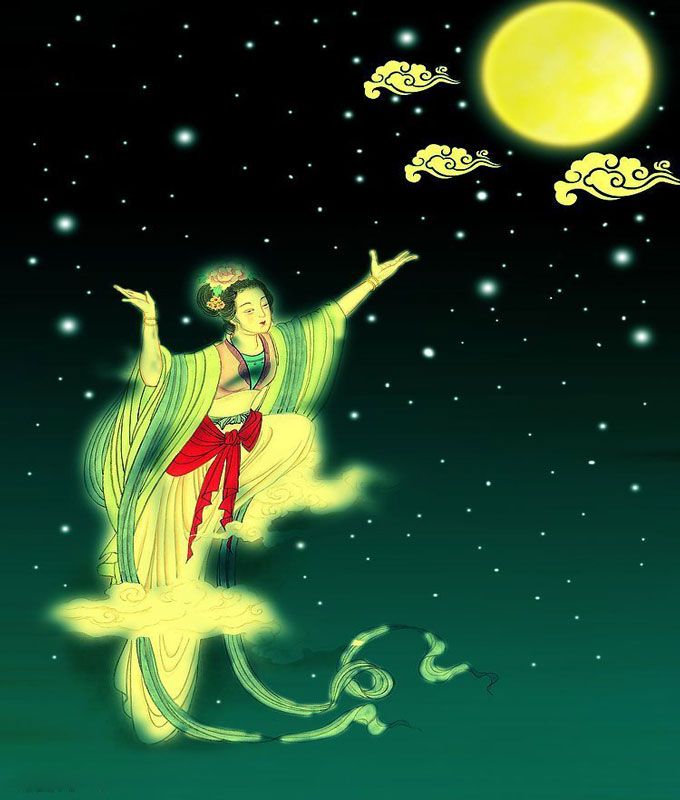 Chang'e of Mid-Autumn Festival