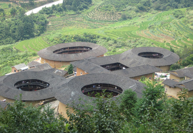 Tianluokeng Tulou Cluster,Fujian Tulou Tour