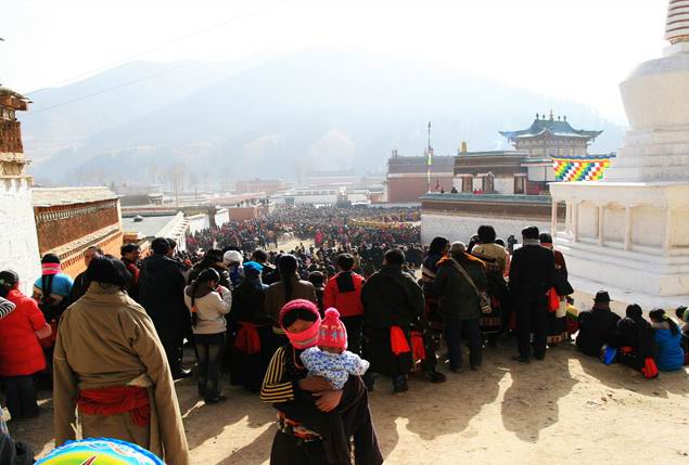 Gathering of Monlam Prayer Festival