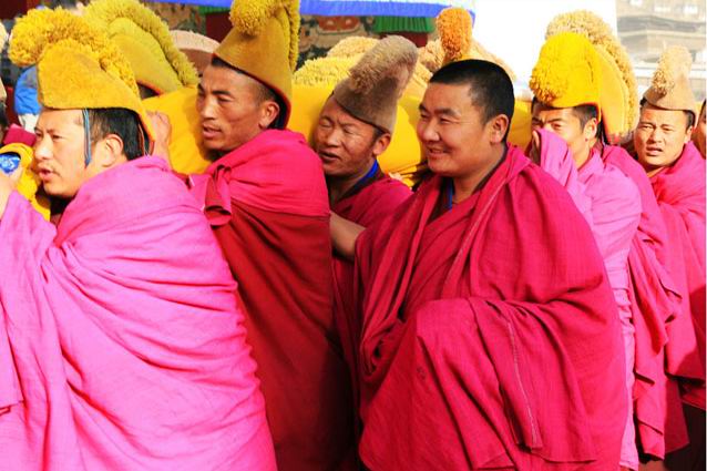 Lama at Monlam Prayer Festival