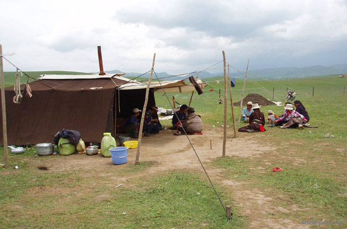 Sangke Pasture-Gansu Local People