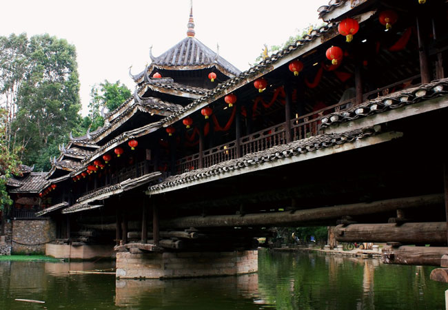 wind and rain bridge Guangxi