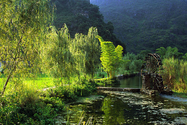 Natural Scenery of Quyang Lake