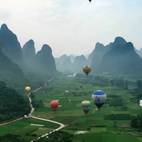 Yangshuo Hot Air Ballooning, Guilin Tours