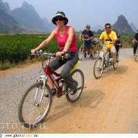 biking in Guilin