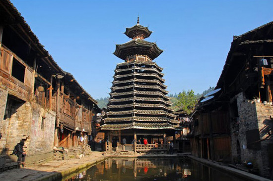 The Drum Tower in Zengcong Village