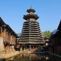 The Drum Tower in Zengcong Village, Guizhou Tours