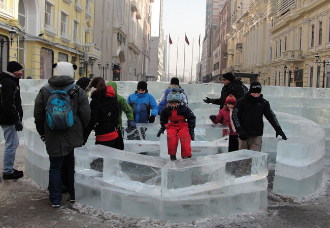 Harbin Central Street,Harbin holiday,Harbin Festival