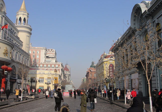 Central Street,Harbin Winter