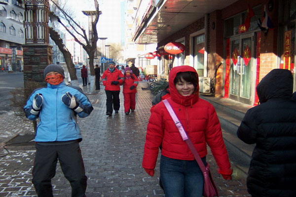 Harbin Gogol Street,Harbin Winter Travel