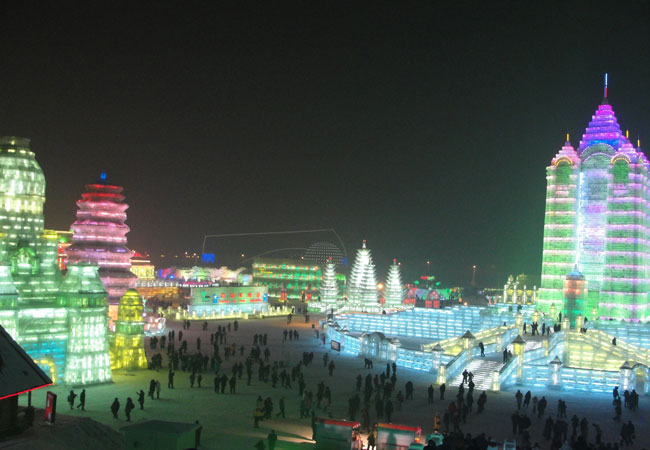 Ice and Snow World,China Winter Travel Images