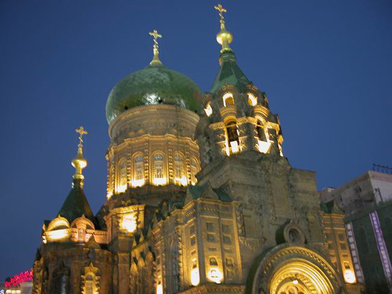 St. Sophia Church, Harbin Travel Photos,Harbin winter activities,Harbin festivals 2011