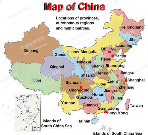 Map of China