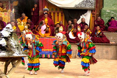  Tibetan dance qinghai