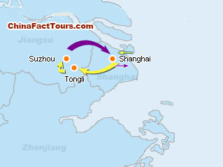 Shanghai Suzhou Map