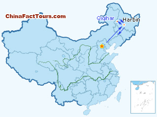 4-Day Heilongjiang Tour Map