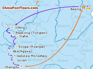 16-Day Tibetan Losar and Monlam Tour