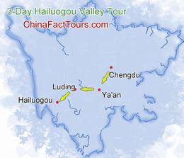 Hailuogou Map