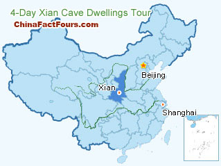 Xian Tour Map,Touring Map of Xian