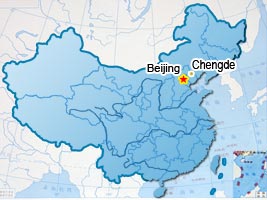 Beijing,Chengde Tourist Map