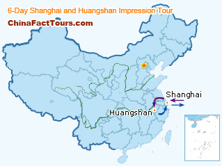 Map of Huangshan, Huangshan Touring Map