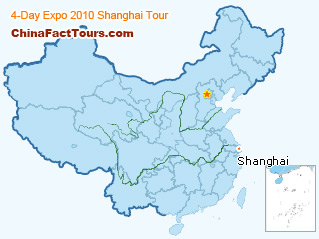 Shanghai 2010 EXPO Tourist Map