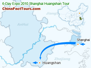 Shanghai 2010 EXPO Tourist Map