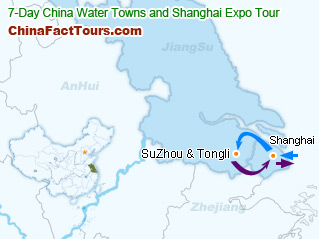 Shanghai 2010 EXPO Tourist Map