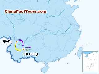 Yunnan Tourist Map