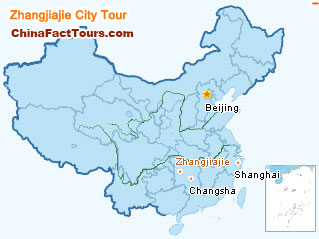 Zhangjiajie Tourist Map